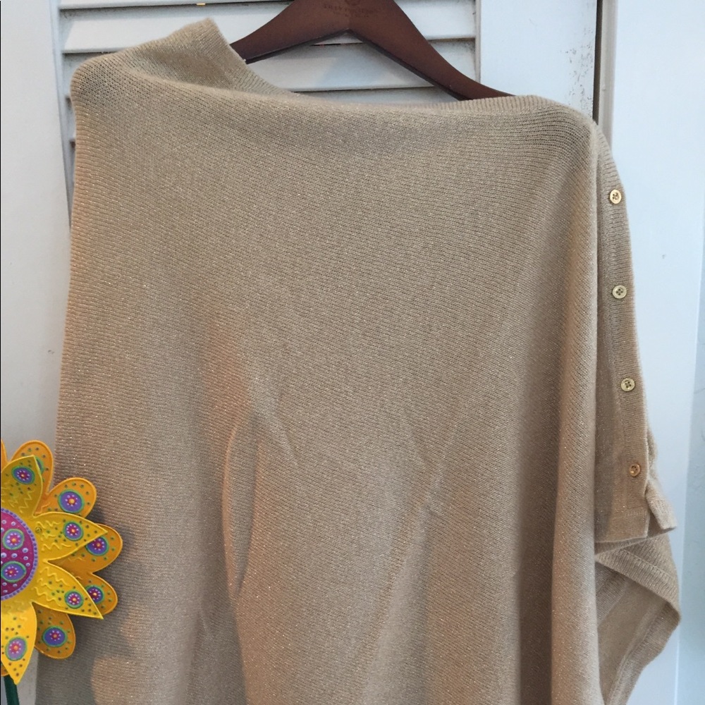 Lilly Pulitzer Cashmere Harp Wrap, Gold